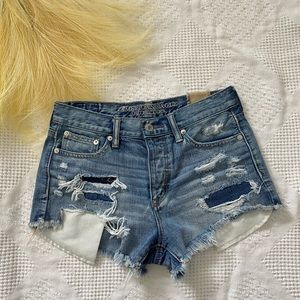 Denim shorts